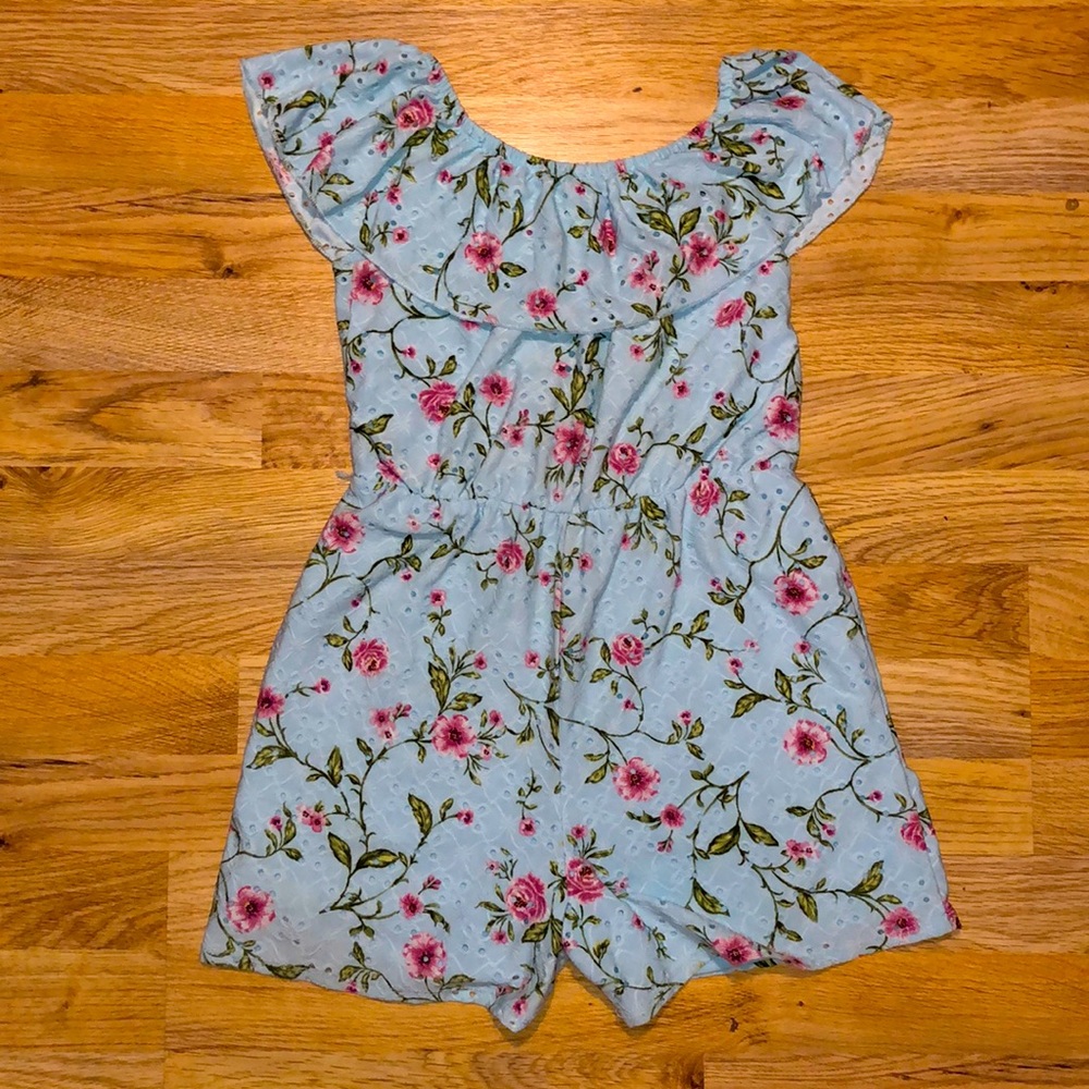 GIRLS Floral Romper